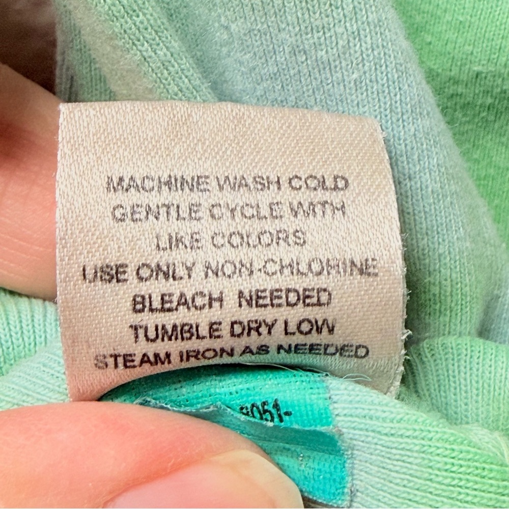 BCG Green V Neck Athletic Tee Medium Cotton Casual Active Top Shirt - Picture 5 of 6